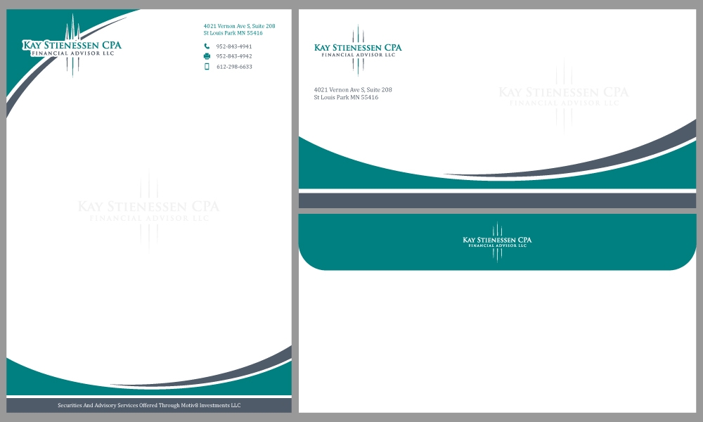 Kay Stienessen CPA Financial Advisor LLC logo design by Gelotine