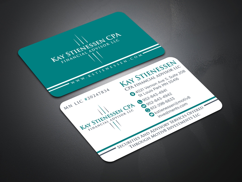 Kay Stienessen CPA Financial Advisor LLC logo design by aRBy