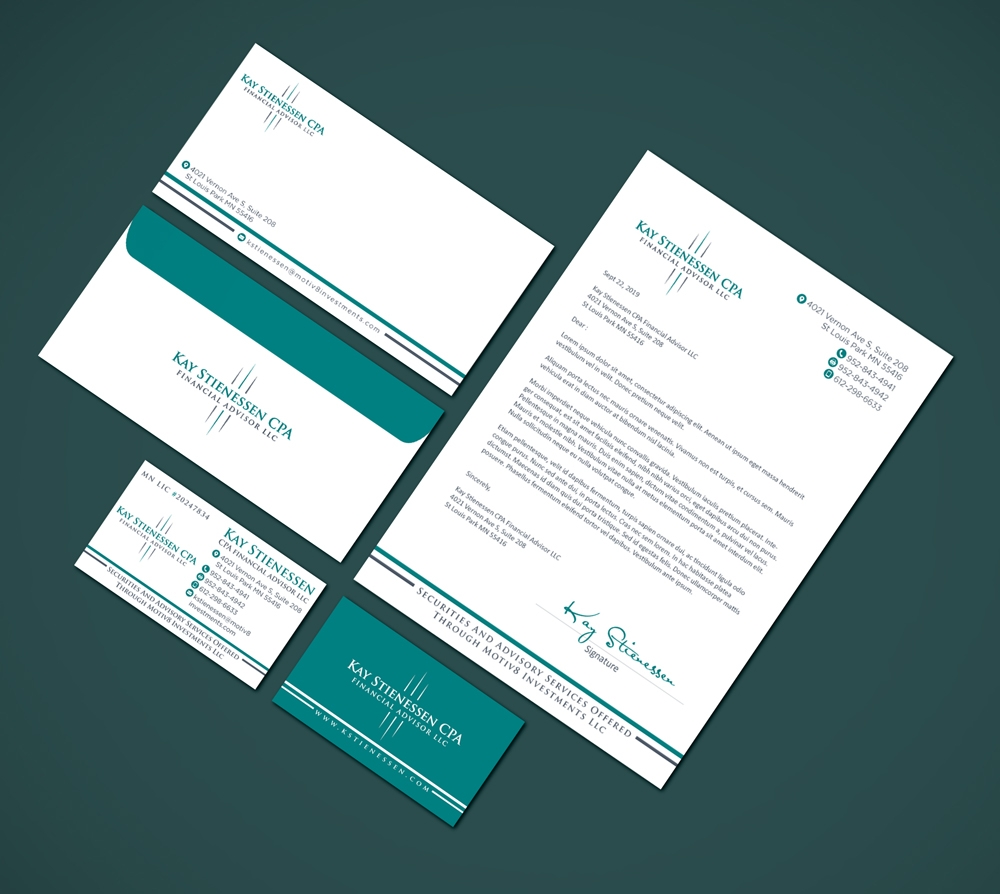 Kay Stienessen CPA Financial Advisor LLC logo design by aRBy