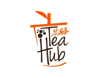 Tea Hub 茶驿 logo design by yans
