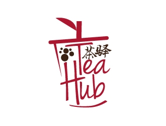 Tea Hub 茶驿 logo design by yans