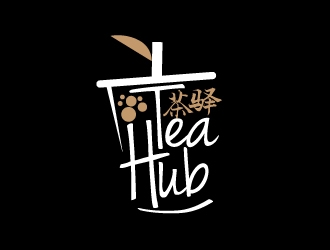 Tea Hub 茶驿 logo design by yans