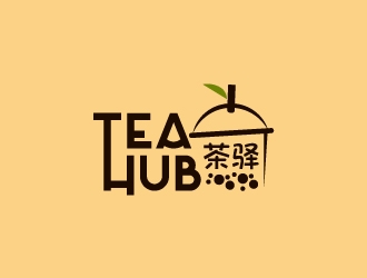 Tea Hub 茶驿 logo design by yans