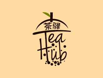 Tea Hub 茶驿 logo design by yans