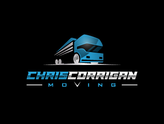 Chris Corrigan Moving logo design by pencilhand