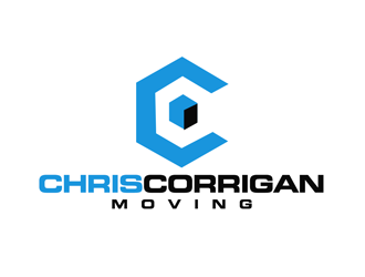 Chris Corrigan Moving logo design by kunejo