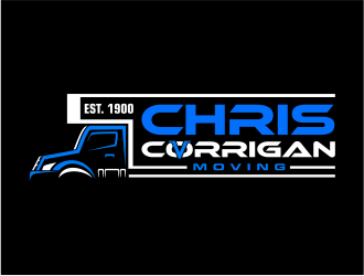Chris Corrigan Moving logo design by mutafailan