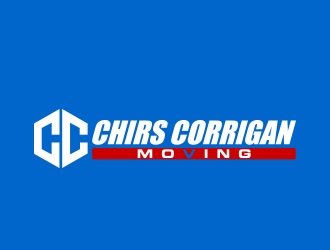 Chris Corrigan Moving logo design by MarkindDesign