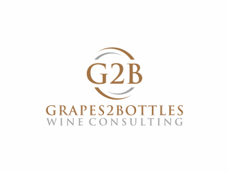G2B - Grapes2Bottles Wine Consulting logo design by checx