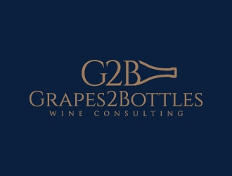 G2B - Grapes2Bottles Wine Consulting logo design by jaize