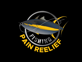 Pain Reelief Fishing  logo design by nandoxraf