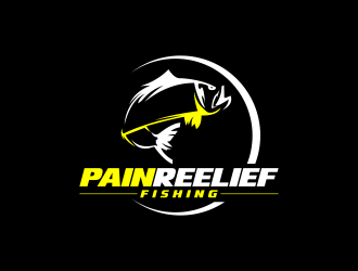 Pain Reelief Fishing  logo design by semar