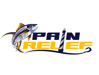 Pain Reelief Fishing  logo design by jaize