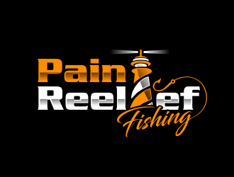 Pain Reelief Fishing  logo design by kopipanas