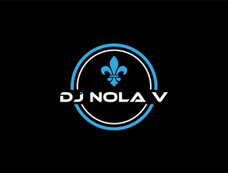 DJ NOLA V logo design by ndaru