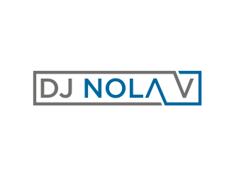 DJ NOLA V logo design by rief