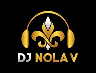 DJ NOLA V logo design by excelentlogo