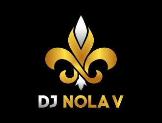 DJ NOLA V logo design by excelentlogo