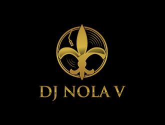 DJ NOLA V logo design by torresace