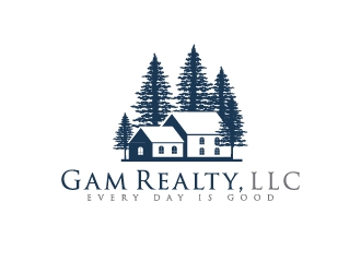 GAM REALTY, LLC logo design by Lovoos