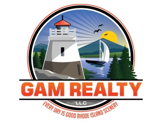 GAM REALTY, LLC logo design by SDLOGO