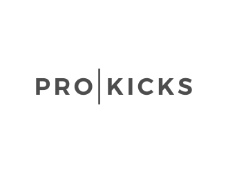 PRO KICKS logo design by BlessedArt
