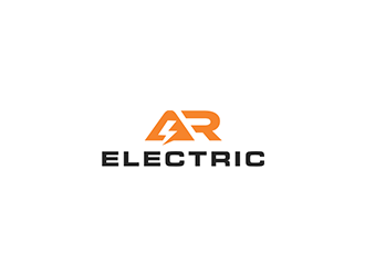 A R Electric logo design by blackcane