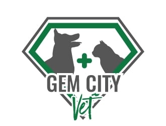 Gem City Vet logo design by d1ckhauz