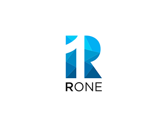 R1, Rone, the letter R   1 in digit or text form, prefer to have it one logo design by blackcane