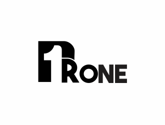 R1, Rone, the letter R   1 in digit or text form, prefer to have it one logo design by up2date