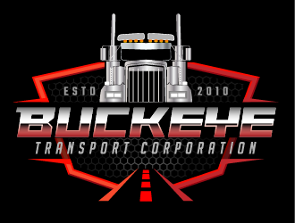 Buckeye Transport, Corp logo design by IanGAB