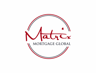 Matrix mortgage global  logo design by ammad