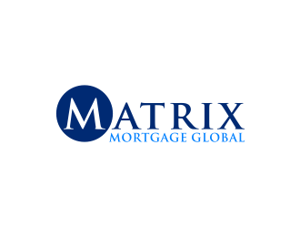 Matrix mortgage global  logo design by blessings