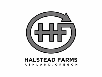 Halstead Farms logo design by Mahrein