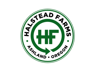 Halstead Farms logo design by GemahRipah