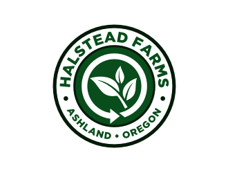 Halstead Farms logo design by GemahRipah