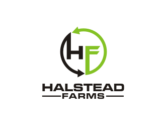 Halstead Farms logo design by BintangDesign