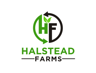 Halstead Farms logo design by BintangDesign