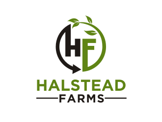 Halstead Farms logo design by BintangDesign