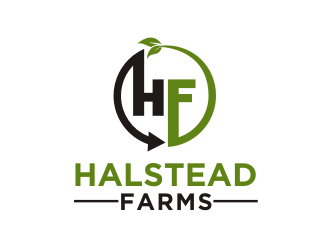 Halstead Farms logo design by BintangDesign