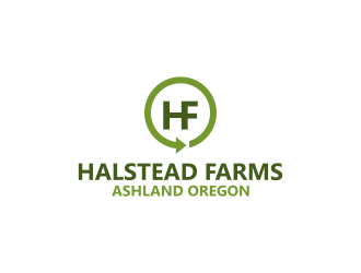 Halstead Farms logo design by RIANW