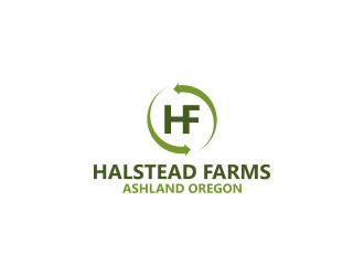 Halstead Farms logo design by RIANW