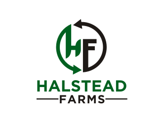 Halstead Farms logo design by BintangDesign