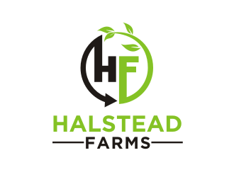 Halstead Farms logo design by BintangDesign