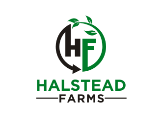 Halstead Farms logo design by BintangDesign