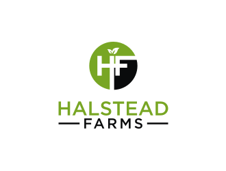 Halstead Farms logo design by mbamboex