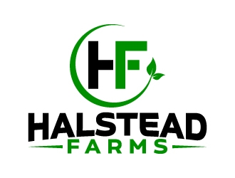 Halstead Farms logo design by jaize