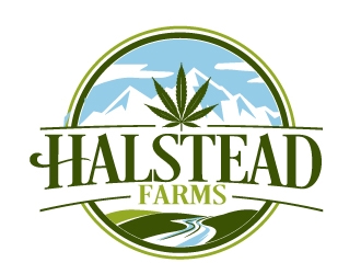 Halstead Farms logo design by jaize