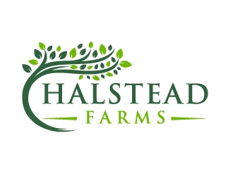 Halstead Farms logo design by akilis13
