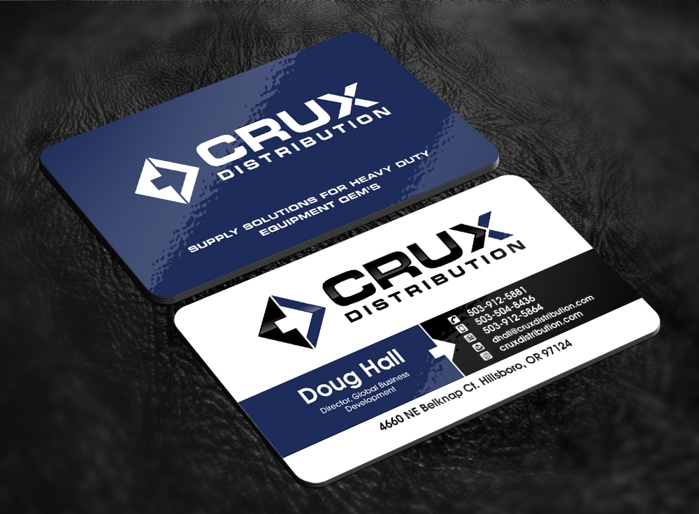 Crux Distribution logo design by abss